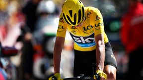 "Zdarłem trochę skóry na tyłku". Chris Froome leżał w kraksie na TdF (wideo)