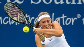 WTA Cincinnati: kuriozalny mecz Ostapenko i Schmiedlovej, złej passy Ivanović ciąg dalszy