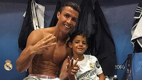 Nietypowa rola Ronaldo. Na meczu 6-letniego syna został... chłopcem od podawania piłek