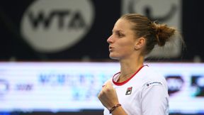 Mistrzostwa WTA: Zmarnowany meczbol Garbine Muguruzy. Pierwszy punkt dla Karoliny Pliskovej