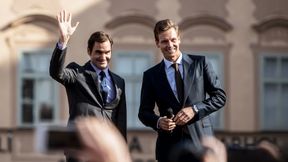 Roger Federer i Tomas Berdych promowali w Pradze Puchar Lavera