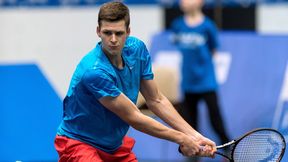 Challenger Poznań: Hubert Hurkacz przegrał w I rundzie. Mateusz Kowalczyk odpadł w deblu