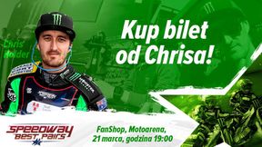 Chris Holder będzie sprzedawał bilety na Speedway Best Pairs