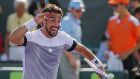 ATP Miami: znakomity Fabio Fognini wykorzystał niedyspozycję Keia Nishikoriego. Włoch pierwszym półfinalistą