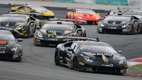 Artur Janosz na podium pucharu Lamborghini w Tajlandii