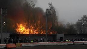 Chwile grozy podczas IM Ukrainy. Pożar tuż za parkiem maszyn