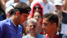 Roland Garros: awans Juana Martina del Potro z dramatem i łzami Nicolasa Almagro. Tomas Berdych i David Ferrer odpadli