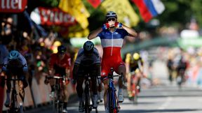 Arnaud Demare wygrał czwarty etap Tour de France, kraksa na ostatnim kilometrze