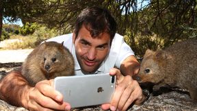 Roger Federer przybył do Perth. Poznał kolejny gatunek australijskiej fauny