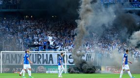 Gorszące sceny w Poznaniu! Mecz Lech - Legia przerwany