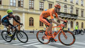 Groźny wypadek Piotra Brożyny. Kolarz z licznymi obrażeniami