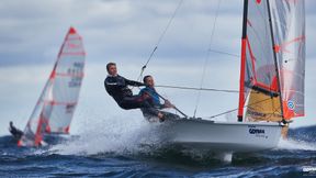 Optimisty zostały w porcie, ciężki dzień skiffistów na Volvo Gdynia Sailing Days 2018