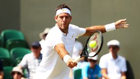 Wimbledon: Juan Martin del Potro w IV rundzie. Milos Raonić dokończył dzieła