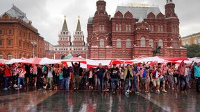 Mundial 2018. Chorwacja - Anglia. Chorwaccy kibice bawią się w Moskwie