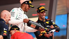 Lewis Hamilton gratuluje odwagi Danielowi Ricciardo. "Wielu ludzi boi się zmian w życiu"