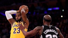 NBA: Lakers przegrali wygrany mecz. LeBron znów nie pomógł