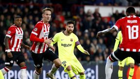 LM: Lionel Messi katem PSV Eindhoven. Argentyńczyk dogonił Lewandowskiego