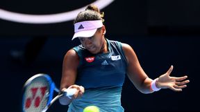 Intruz na Rod Laver Arena. Owad przestraszył Naomi Osakę (wideo)