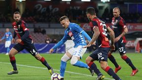 Serie A: męki Napoli z dziesięcioma rywalami. Asysta Piotra Zielińskiego