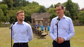 Mateusz Morawiecki i Jakub Błaszczykowski spotkali się w Truskolasach