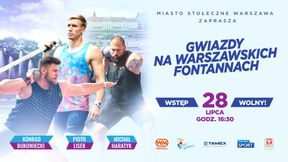 Gwiazdy lekkoatletyki wystartują w stołecznym Parku Fontann