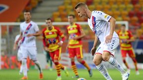 PKO Ekstraklasa: Jagiellonia - Raków. Dawid Szymonowicz nie traktował wygranej szczególnie. "To był zwykły mecz"