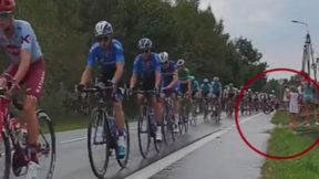 Tour de Pologne. W sieci pojawił się amatorski film z wypadku Bjorga Lambrechta