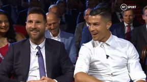 Losowanie Ligi Mistrzów. Cristiano Ronaldo rozbawił publiczność. Liczy na kolację z Leo Messim