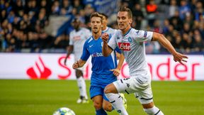 Liga Mistrzów: KRC Genk - SSC Napoli. Remis w Belgii. Arkadiusz Milik pudłował na potęgę, Piotr Zieliński na ławce