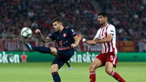 Liga Mistrzów. Olympiakos Pireus - Bayern Monachium. Kontuzja Lukasa Hernandeza