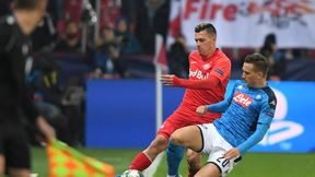 Liga Mistrzów. Red Bull Salzburg - SSC Napoli. Średni występ Piotra Zielińskiego. "Element odłączony od gry"