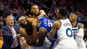 NBA. Ostatnio spięli się na parkiecie, teraz odpoczną. Joel Embiid i Karl-Anthony Towns ukarani