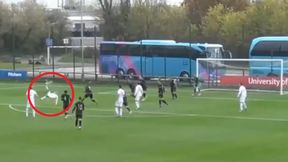 El. ME U-19. Co za gol Maika Nawrockiego! Piękna przewrotka Polaka (wideo)