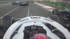 F1: GP Abu Zabi. George Russell może mówić o sporym szczęściu. Nagranie incydentu z Robertem Kubicą (wideo)