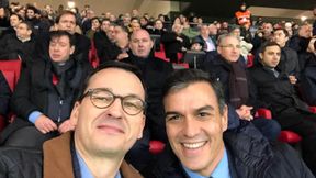 La Liga. Atletico Madryt - FC Barcelona. Mateusz Morawiecki oglądał mecz z premierem Hiszpanii