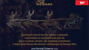PGE Ekstraliga życzy Wesołych Świąt (wideo)