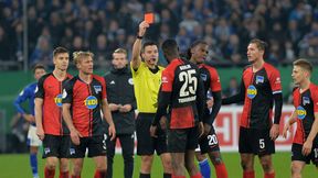 Puchar Niemiec. Schalke - Hertha. Rasistowski skandal. Kibole obrażali kolegę Krzysztofa Piątka