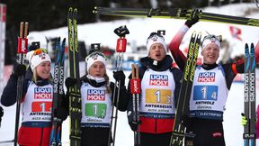 Biathlon. Norwegowie ze złotem w sztafecie mieszanej. Polacy zdublowani