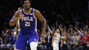 NBA. Joel Embiid śmiał się i tańczył. Kameruńczyk zaliczył wielki występ, zdobył 49 punktów