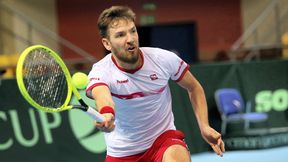 Tenis. Challenger Nur-Sułtan: pierwsza wygrana Szymona Walkowa. Polak wygrał starcie deblistów