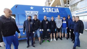 PKO Ekstraklasa. Piłkarze Lecha Poznań dołączyli do kibiców. Wspólnie pomagają szpitalom