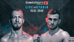 Babilon MMA 13. Sebastian Rajewski - Mariusz Mazur. Nokaut wysokim kopnięciem! Nieprzytomny rywal wywieziony na noszach