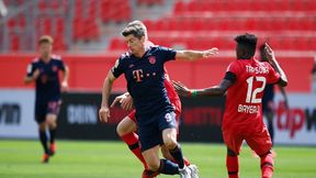 Bundesliga. Bayer - Bayern. Dobre noty Roberta Lewandowskiego za bramkę i... kartkę