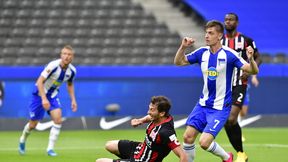 Piłka nożna. Hertha - Eintracht. Media: "Krzysztof Piątek zrobił różnicę w I połowie"