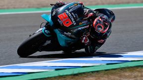 MotoGP. GP Aragonii. Fabio Quartararo z noszy na pole position. Upadek nie przeszkodził Francuzowi