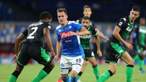 Serie A. Napoli - Sassuolo. Milik najsłabszy, Zieliński aktywny. Zobacz oceny dla Polaków