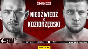 MMA. KSW 54. Adam Niedźwiedź - Kacper Koziorzębski. Porozbijał rywala, nie był w stanie wstać