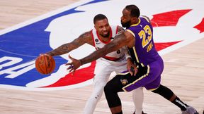 NBA. LeBron James i Anthony Davis dali popis, Lakers prowadzą z Blazers 2-1