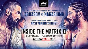 MMA. ONE Championship: Inside the Matrix II w Fightklubie