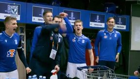 Liga Europy. Na takie obrazki wszyscy czekali. Tak Lech Poznań świętował wygraną (wideo)